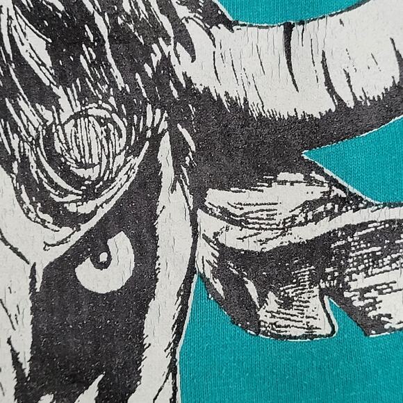 Vintage 90s Bull Ride Rodeo Shirt XL 23x27 Dave-Martins Championship Bull Rider - Picture 4 of 15